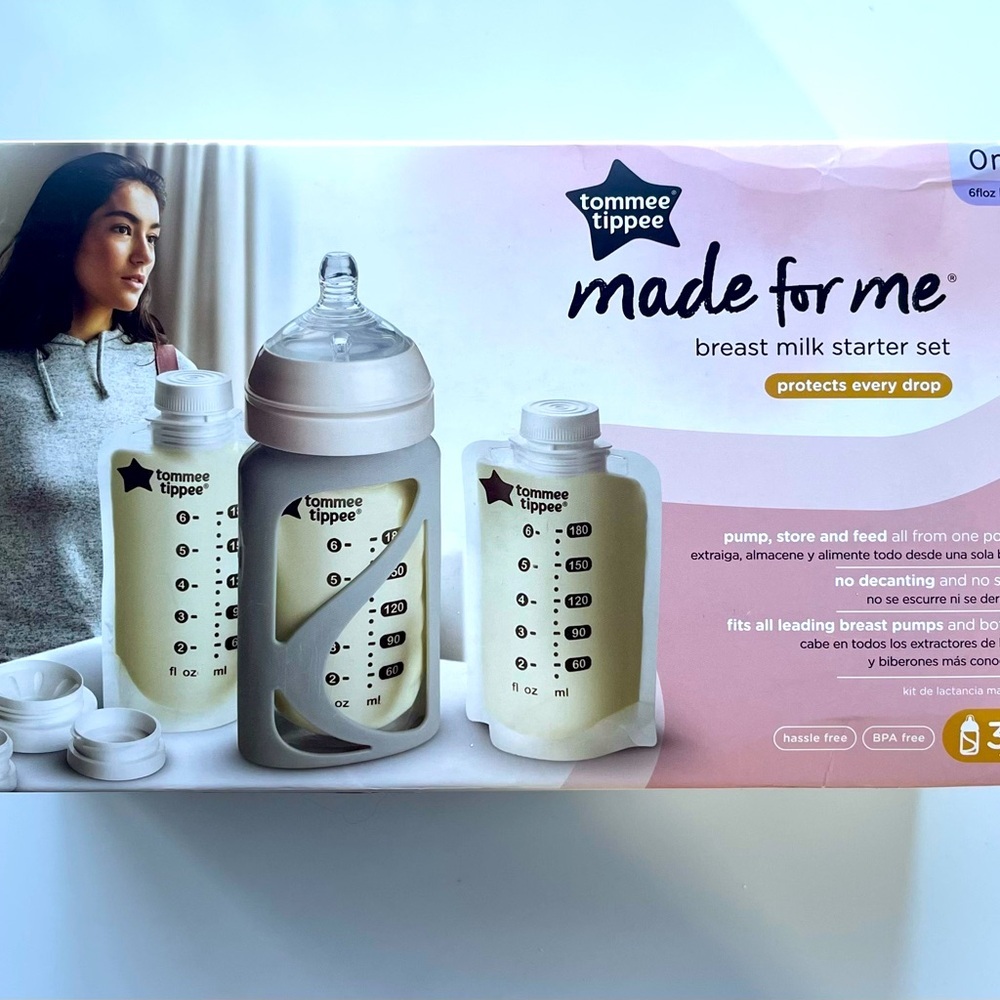 Tomme‎ Tippee Made For Me Breast Milk Starter Set, 3x 6floz ~ NIB NEW.